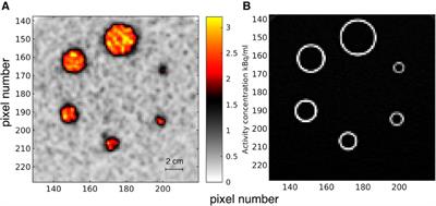 Probabilistic deconvolution of PET images using informed priors